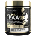 ANABOLIC LEAA 9 supplement jar with sour watermelon flavor, enriched with amino acids for muscle growth.